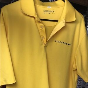 Men’s Nike Golf Livestrong Polo Yellow